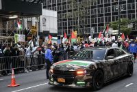 (تصاویر) حمایت گسترده از فلسطینی‌ها در قلب نیویورک