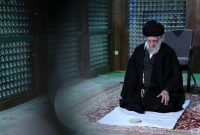رهبر معظم انقلاب در حرم مطهر امام خمینی(ره) حضور یافتند