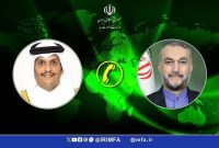 گفت‌وگوی وزرای خارجه ایران وقطر درخصوص آخرین تحولات منطقه وفلسطین