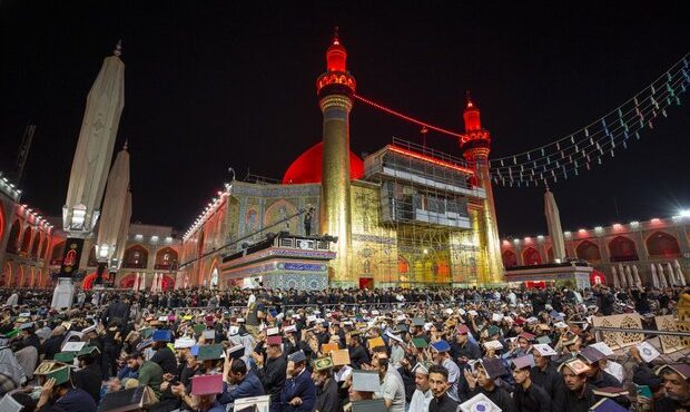 پنج میلیون نفر در مراسم شهادت امام علی(ع) در نجف شرکت کردند پنج میلیون نفر در مراسم شهادت امام علی(ع) در نجف شرکت کردند