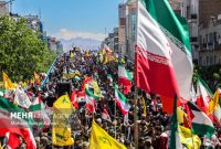 حماسه ای دیگر رقم خورد/ شکوه حضور ایرانیان در راهپیمایی روز قدس حماسه ای دیگر رقم خورد/ شکوه حضور ایرانیان در راهپیمایی روز قدس