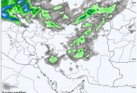 صدور هشدار نارنجی/ تشدید بارش ها در ۱۷ استان تا پایان هفته
