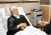 آیت الله مکارم شیرازی به بیمارستان منتقل شد آیت الله مکارم شیرازی به بیمارستان منتقل شد
