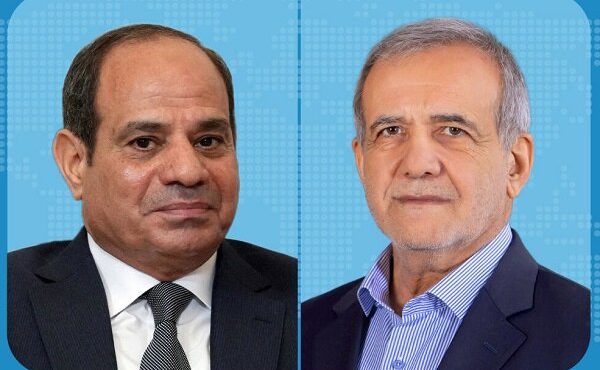 پزشکیان و السیسی در کازان روسیه با یکدیگر دیدار میکنند پزشکیان و السیسی در کازان روسیه با یکدیگر دیدار میکنند