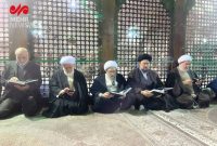 تجدید میثاق رئیس و جمعی از اعضای مجمع تشخیص مصلحت نظام با آرمان‌های امام(ره)