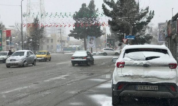 بارش برف در قسمت های شمالی استان تهران