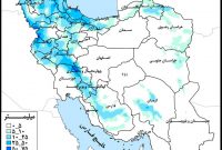 دریای خزر و خلیج فارس پرباران‌ترین حوضه در هفته جاری