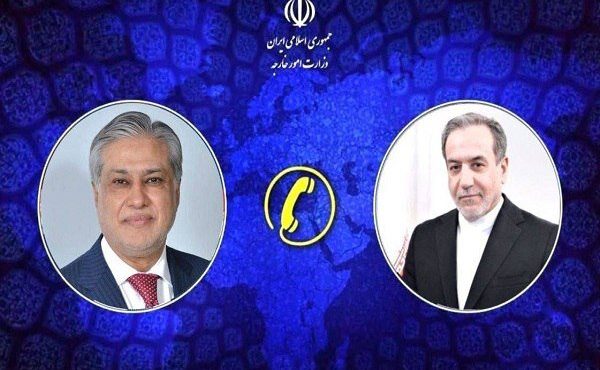 بررسی تحولات منطقه‌ای و بین المللی درگفتگوی تلفنی وزرای ایران وپاکستان