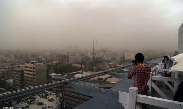هشدار وزش باد شدید در تهران از امروز
