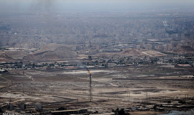 هشدار آلودگی هوا در خوزستان؛ ۱۲ شهر در وضعیت بنفش و قرمز هشدار آلودگی هوا در خوزستان؛ ۱۲ شهر در وضعیت بنفش و قرمز